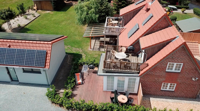 Ferienwohnung in Fehmarn OT Albertsdorf - Weber IV - Wohnung 4 &uuml;ber dem wei&szlig;en Wintergarten