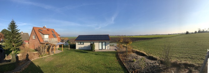 Ferienwohnung in Fehmarn OT Albertsdorf - Weber IV - Grundst&uuml;ck Haupthaus und Neubau