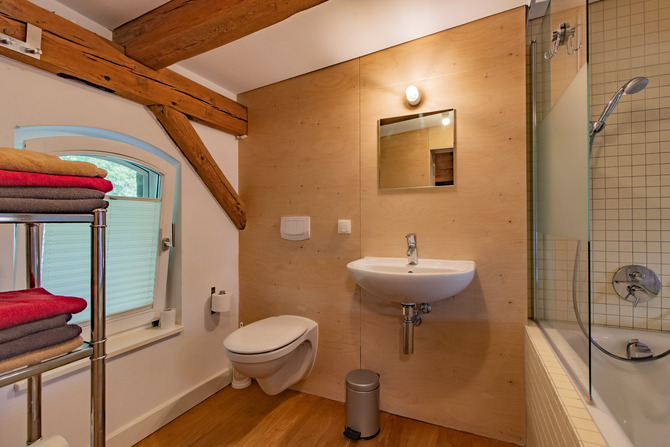 Ferienwohnung in Barhöft - Matrosendeck - Lotsenhaus Barhöft - Matrosendeckwohnung - Bad