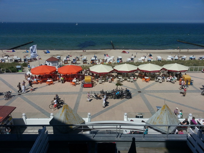 Ferienwohnung in Kühlungsborn - Haus Olymp - der Baltic Platz wenige Schritte entfernt