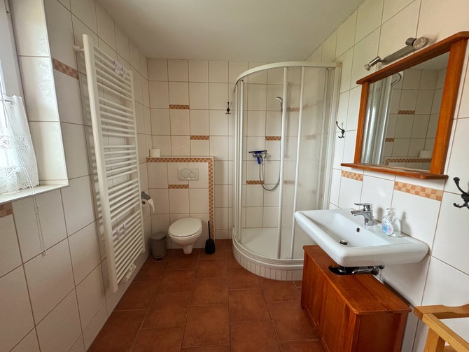 Ferienwohnung in Niederhagen - Sonne und Me(eh)r - Bad