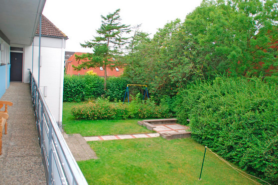 Ferienwohnung in Kellenhusen - Haus Sommerland EG 4 - Ausblick in den sch&ouml;nen gro&szlig;en Garten