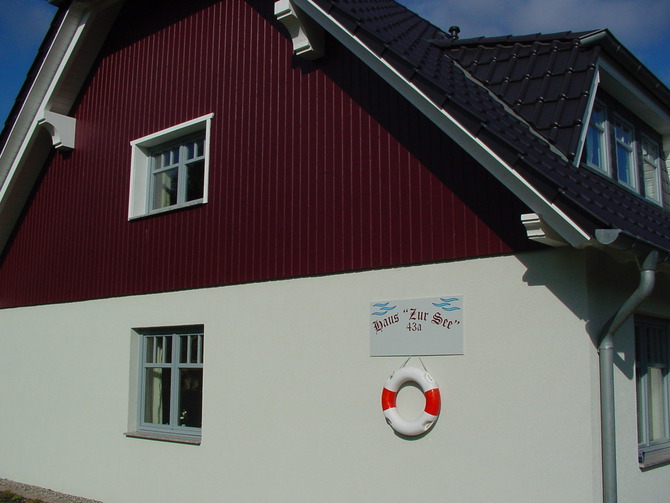 Ferienwohnung in Prerow - Haus zur See - WG Gruzdz - Hausansicht - Front