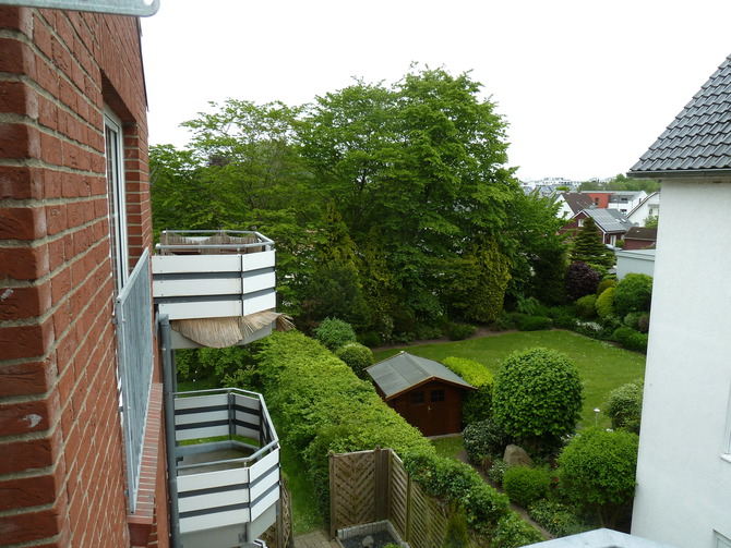 Ferienwohnung in Scharbeutz - Seestra&szlig;e - Sicht vom Balkon