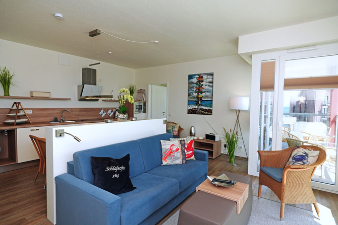 Ferienwohnung in Olpenitz - Residenz Bollwark Typ D - Beispielbild Wohnraum