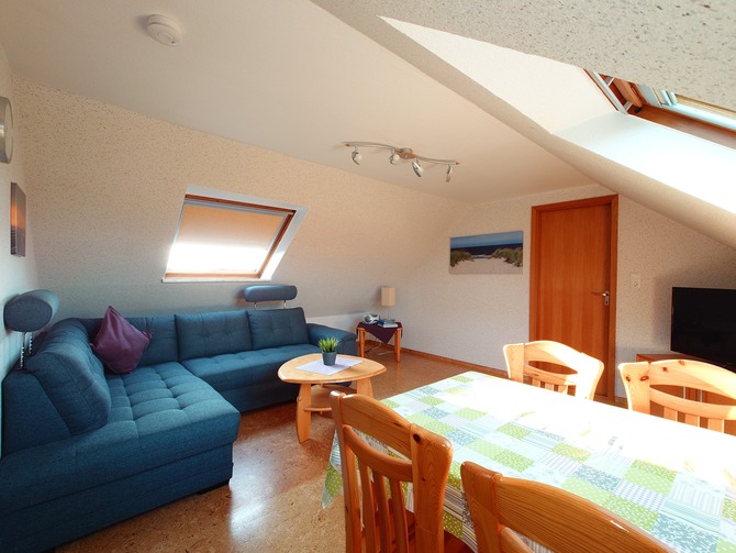 Ferienwohnung in Grube - Ferienhof Stoldt - Wohnzimmer