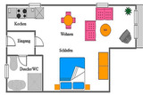 Ferienwohnung in Ostseeheilbad Zingst - Kranichguck, App. 1 - Bild 8