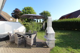 Ferienhaus in Ostseeheilbad Zingst - Weidenstra&szlig;e 6 - Terrasse mit Grillkamin