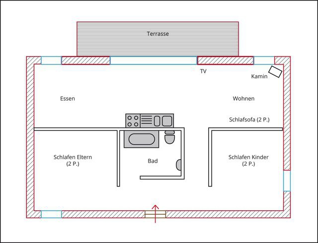 Ferienwohnung in Hagen - Hof Uhleck am Königsstuhl 3 - Bild 4