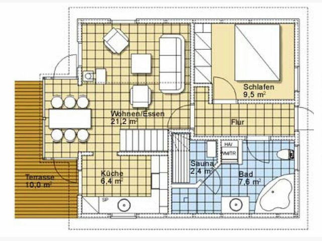 Ferienhaus in Baabe - Villa Hügel - Baabe - Bild 16