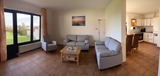 Ferienwohnung in Ostermade - Haus Meeresblick 5 (Ostermade) - Wohnzimmer mit Meerblick