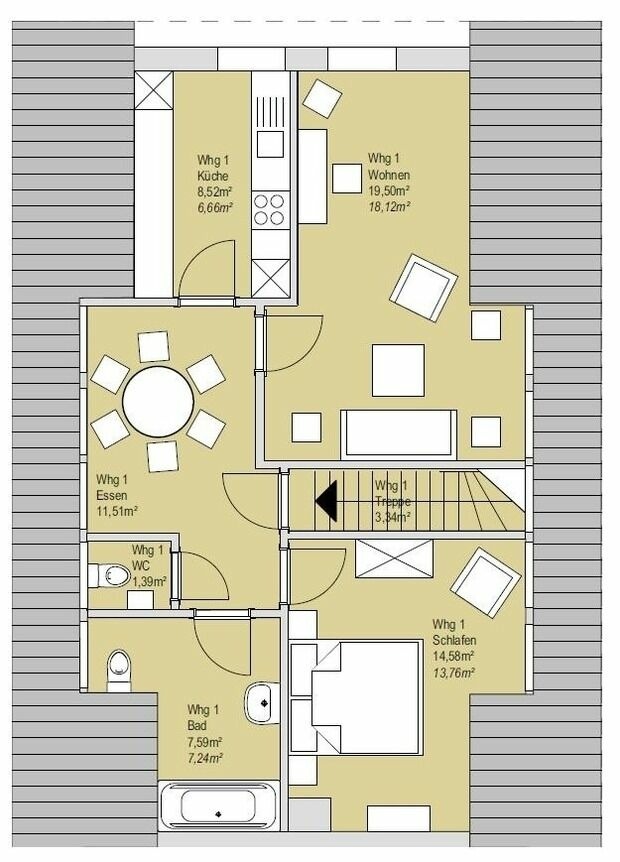 Ferienwohnung in Nieby - Strandhaus Falsh&ouml;ft 1 - Bild 11