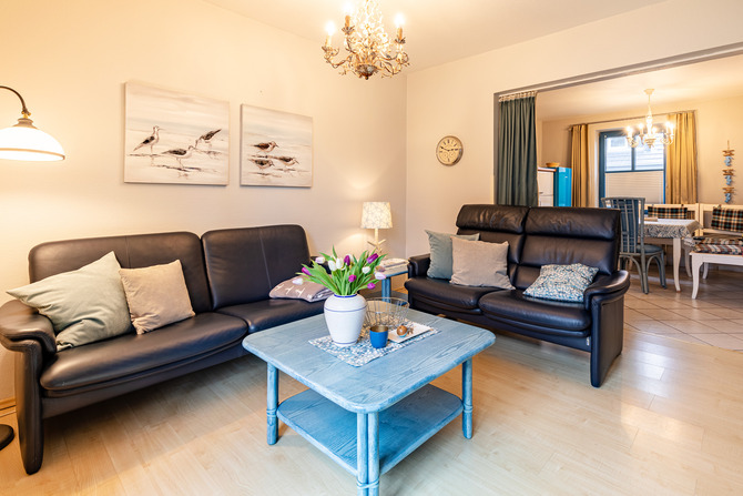 Ferienwohnung in Ostseeheilbad Zingst - Whg B, Ihr Urlaubszuhause - Wohnbereich