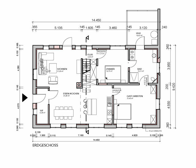 Ferienhaus in Brodersby - Landhaus Schleiblick - Bild 17