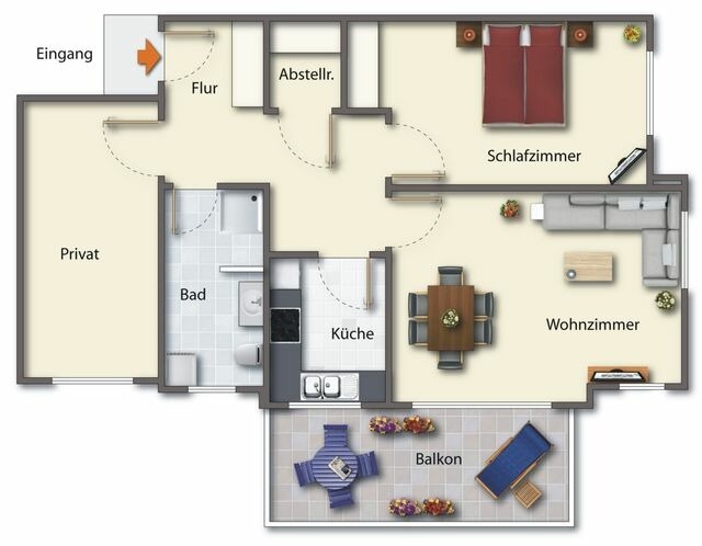 Ferienwohnung in Seebad Heringsdorf - (Brise) Villa Madeleine App. 02 - Bild 15