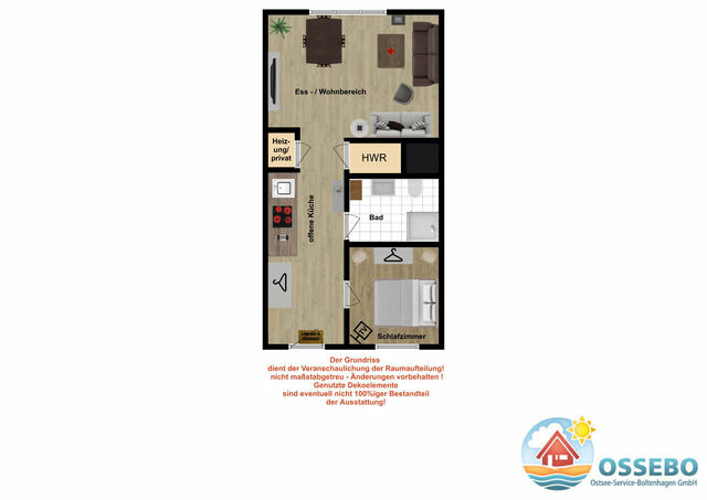 Ferienwohnung in Boltenhagen - Papillon 14-2 Wohnung "Jule" - Bild 21