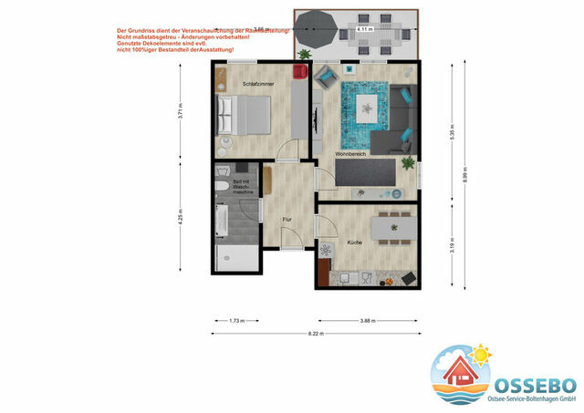 Ferienwohnung in Boltenhagen - Ferienwohnung Silberm&ouml;we - Bild 21