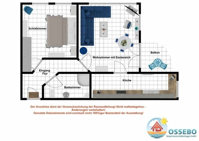 Ferienwohnung in Boltenhagen - Goosbrink "Wohnung Lieblingsort" - Bild 19