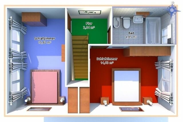 Ferienwohnung in Hohen Wieschendorf - Apartment 312 Meerblick - ABC312 - Bild 13