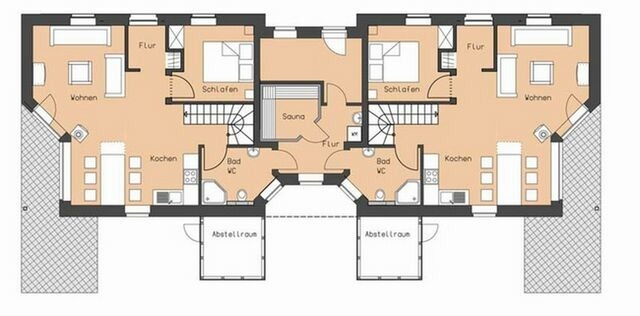 Ferienhaus in Zierow - Strandl&ouml;per mit Sauna an der Ostsee - ABC604 - nur Ferieng&auml;ste! - Bild 14