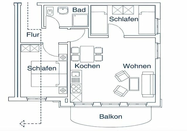 Ferienwohnung in Bansin - Villa Sonnengl&uuml;ck, App. 7 - Bild 10