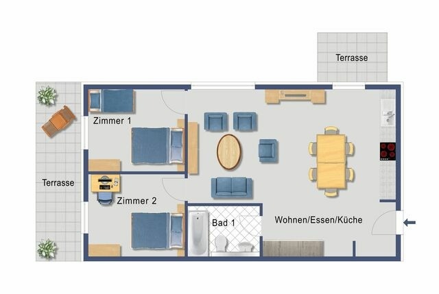 Ferienwohnung in Boiensdorf - Moin - Bild 17