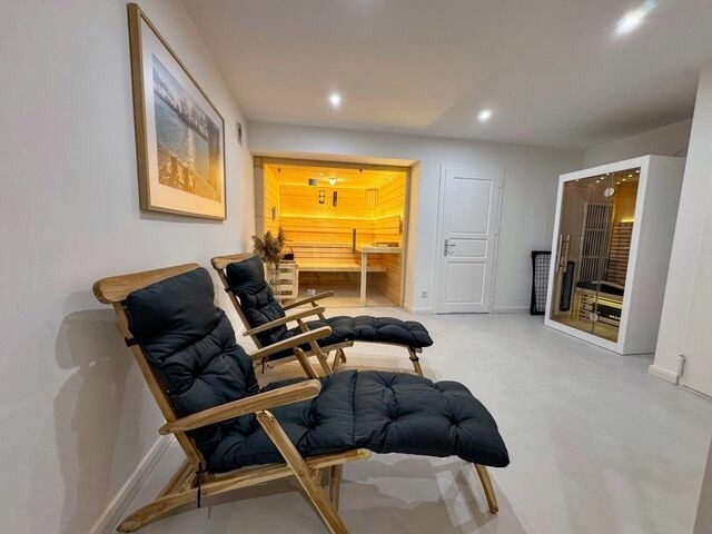 Ferienwohnung in Fehmarn OT Orth - Piratenschiff - First-Class Auszeit mit privaten Spa, Kamin, Meerblick & Gym - Bild 19